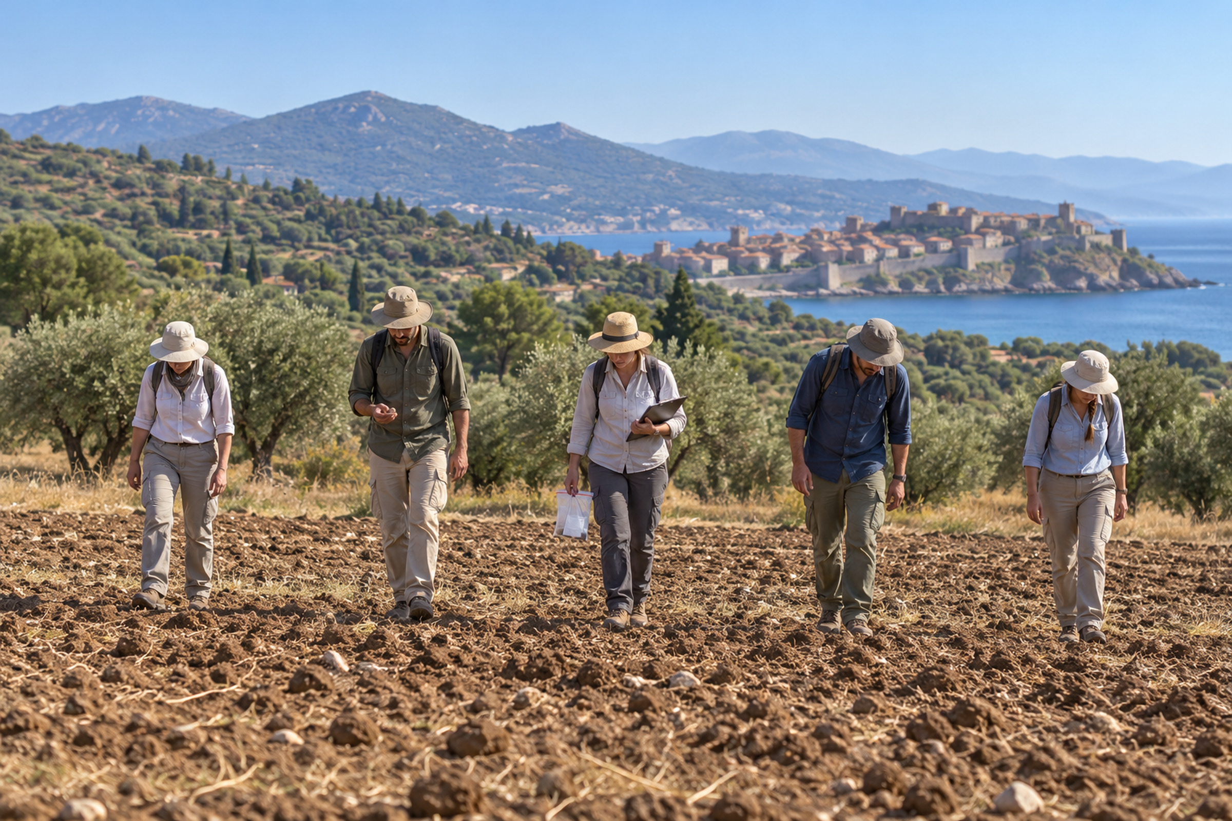 Survey work of the Hinterland of Medieval Chalkida Project in the Euboean countryside
